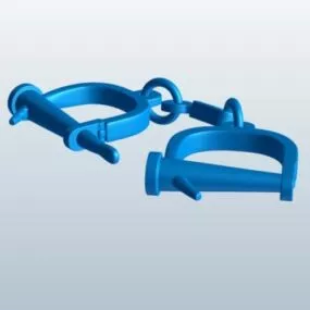 Medieval Shackles Printable 3d model
