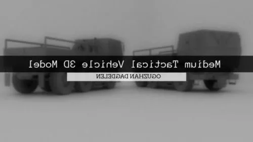 Tactical Vehicle Medium Size 3d model Tactical Vehicle Medium Size 3d model