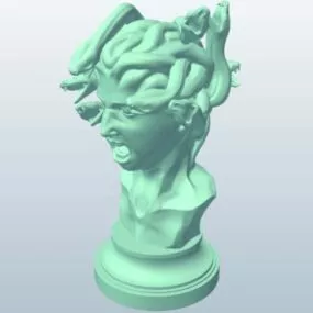 Medusa Bust 3d model