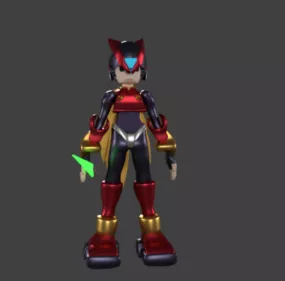 Mega Man Character 3d model