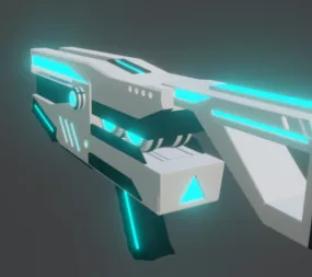 Mega Sci-fi Gun 3d model