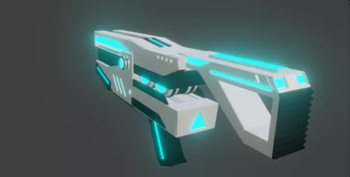 Luger Pistol Gun 3d model