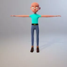 Menino Character Cartoon 3d model