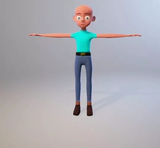 Alien Man On Planet 3d model