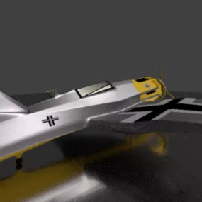 Messerschmitt Bf-109 Aircraft 3d model