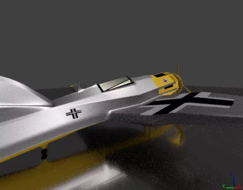 Grumman G-21 Plane 3d model