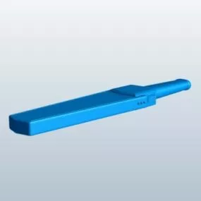 Metal Detector Wand Lowpoly 3d model