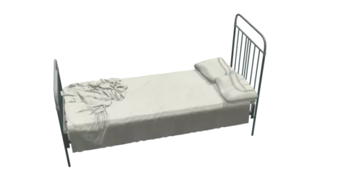 Bed Towel 3d model