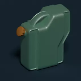 Metal Canister 3d model