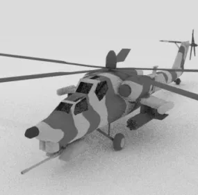 Helicopter Mi28 Havoc 3d model
