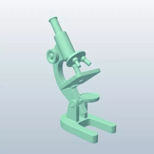 Microscope Lowpoly 3d model Microscope Lowpoly 3d model