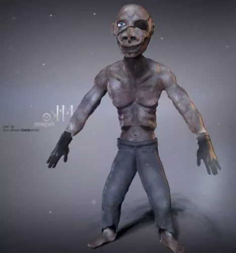 Pirate Zombie Character 3d model Pirate Zombie Character 3d model