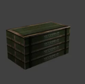 Military Ammo Box V1 3d model