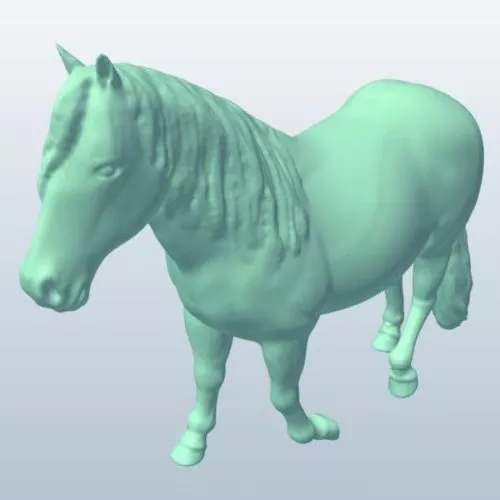 Wild Horse Walking 3d model Wild Horse Walking 3d model