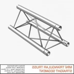 Mini Triangular Truss Structure 3d model