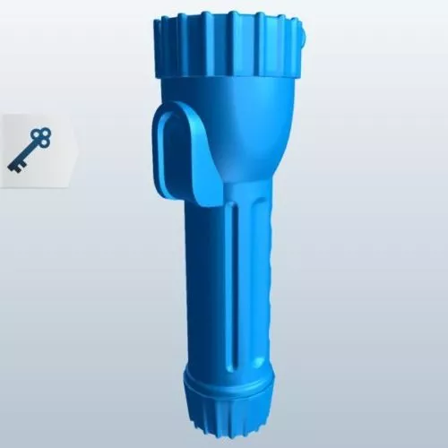 Tactical Flashlight 3d model