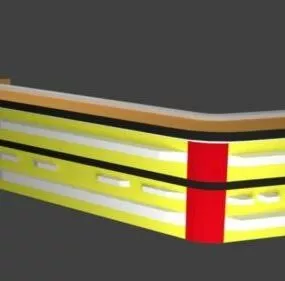 Minibar Decoration 3d model