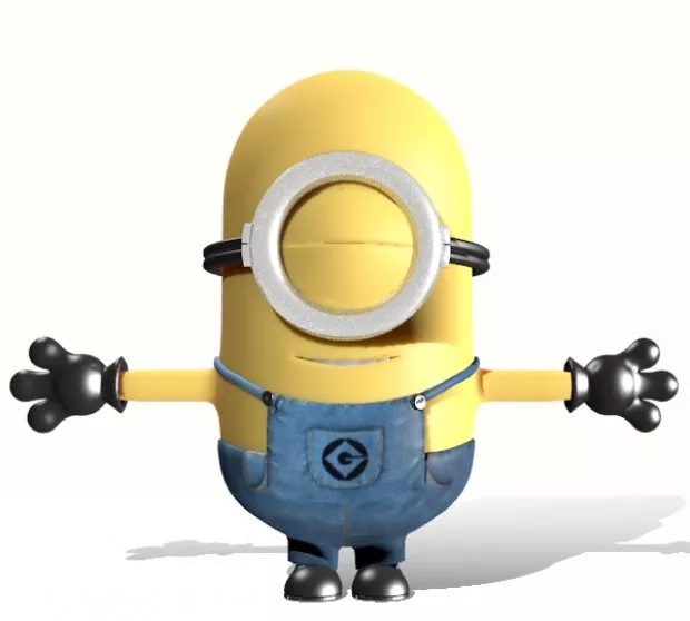 Yellow Minion 3d model Yellow Minion 3d model