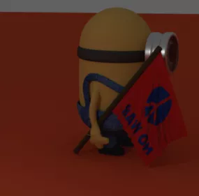 Minion Cartoon Character 3d model