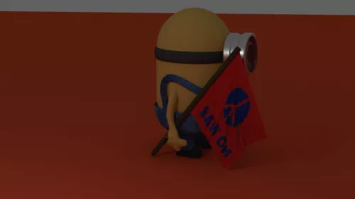 Minion Cartoon Character 3d model Minion Cartoon Character 3d model