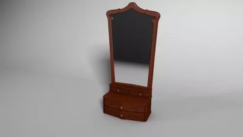 Smooth Edge Mirror 3d model
