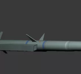 Missile Mbda Weapon 3d model