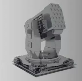 Missile Launcher Weapon 3d model