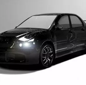 Mitsubishi Evo Car 3d model