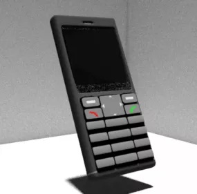 Vintage Mobile 3d model