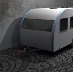 Portable Mobile Home 3d model