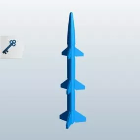 Multistage Rocket 3d model