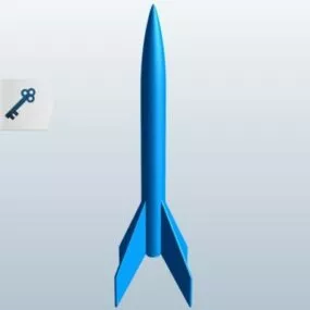 Rocket V1 3d model
