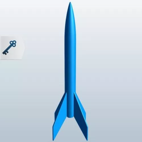 Klingon Futuristic Spacecraft 3d model