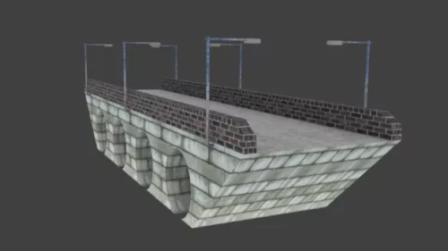 Bridge Building Module 3d model