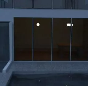 House Glass Windows 3d model