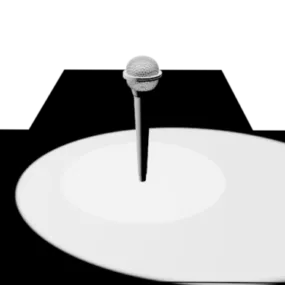 Modern Microphone Design 3d model
