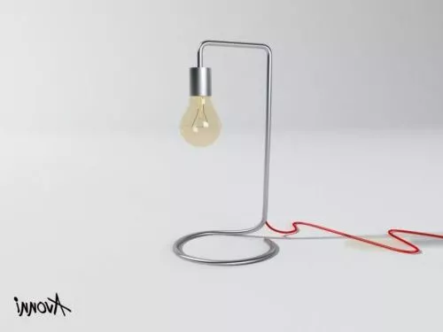 Old Electric Light Bulb 3d model