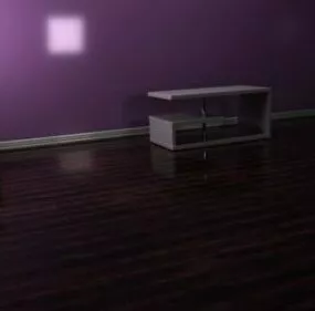 Modern Floor Table 3d model