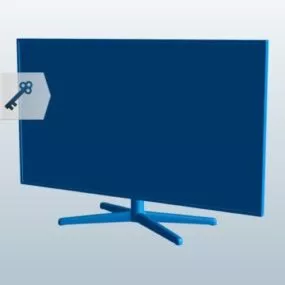 Modern Television 3d model