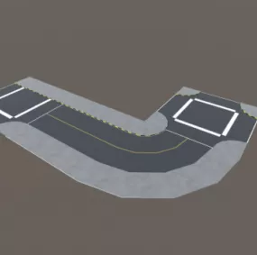 Modular Road Design 3d model