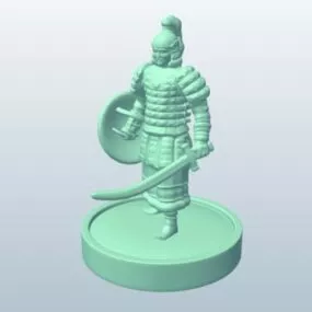 Mongolian Warrior 3d model