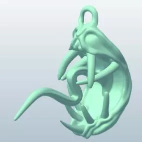 Monster Bug With Evil Mouth 3d model