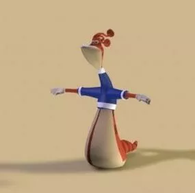 Monsters Cartoon Character 3d model