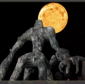 Monstro Rock Man Character 3d model