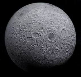 Realistic Moon 3d model