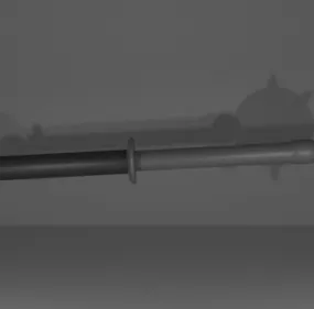 Morning Star Weapon Lowpoly 3d model