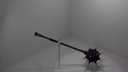 Morning Star Medieval Weapon V1 3d model Morning Star Medieval Weapon V1 3d model