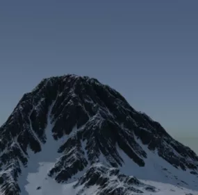 Winter Mountain 3d model
