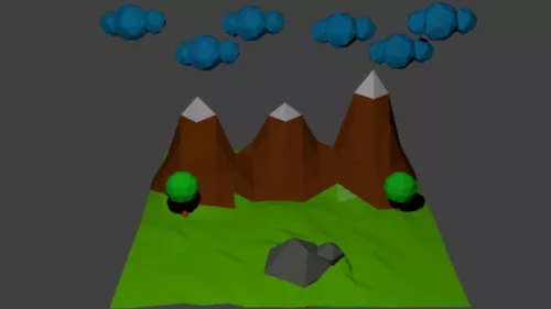 Mountain Simulator 3d model