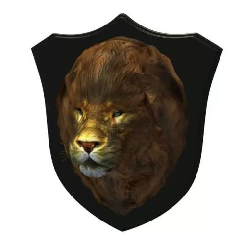 Lion Statue Lowpoly 3d model